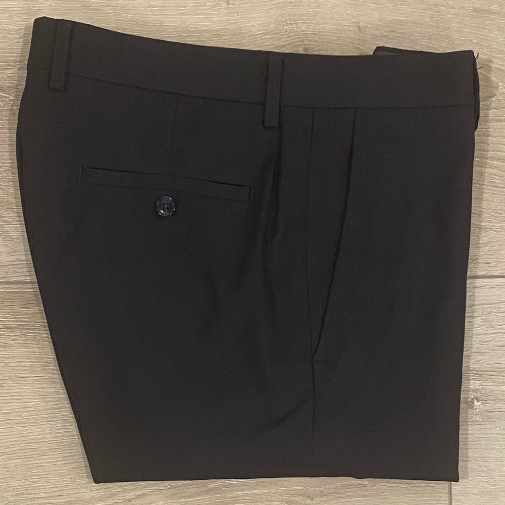 Kenneth Cole Reaction Men’s Slim Fit Flat Front Pants, Blue, Size 32/30., Used